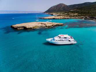 Wycieczka jednodniowa, Wycieczka Rejs na Blue Lagoon z Pafos rejs poranny z transferem z adresu