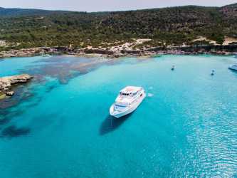 Wycieczka fakultatywna, Rejs na Blue Lagoon z Pafos rejs na zachód słońca z transferem z adresu