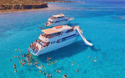 Wycieczka fakultatywna, Rejs na Blue Lagoon z Pafos rejs na zachód słońca z transferem z adresu